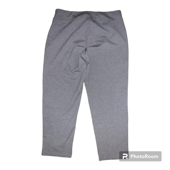 Cathy Daniels 2X pull on pants gray ankle crop soft stretchy plus size 20W 18W - Picture 6 of 6